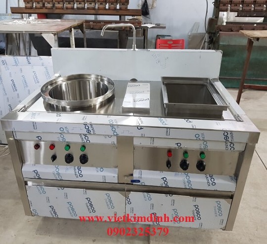 Bếp hấp Dimsum - bánh cuốn